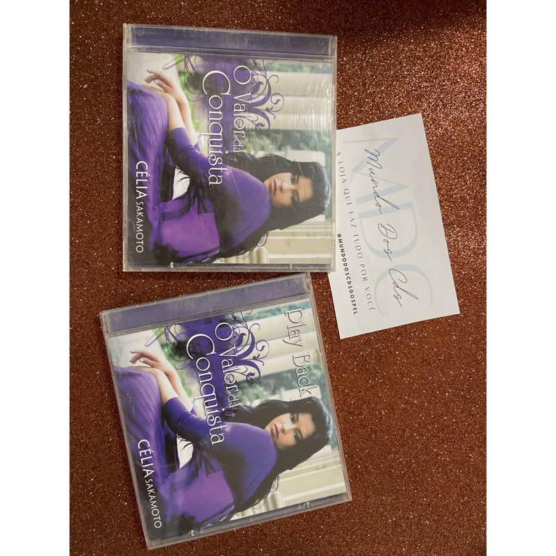 Cd Célia Sakamoto - O Valor Da Conquista - Cd Voz e Cd PB