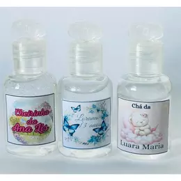 70 Mini Álcool Em Gel Fliptop aproxi 40 ml Personalizado Para Brindes E Lembrancinhas