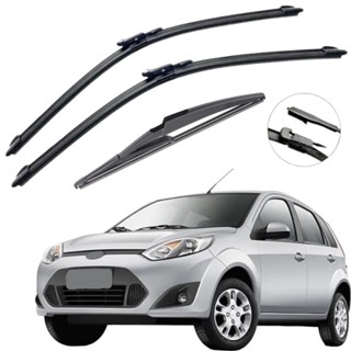 Kit Palhetas Limpador Parabrisa Chuva Silicone Para Ford Fiesta  2011 À 2014 em Oferta na Shopee