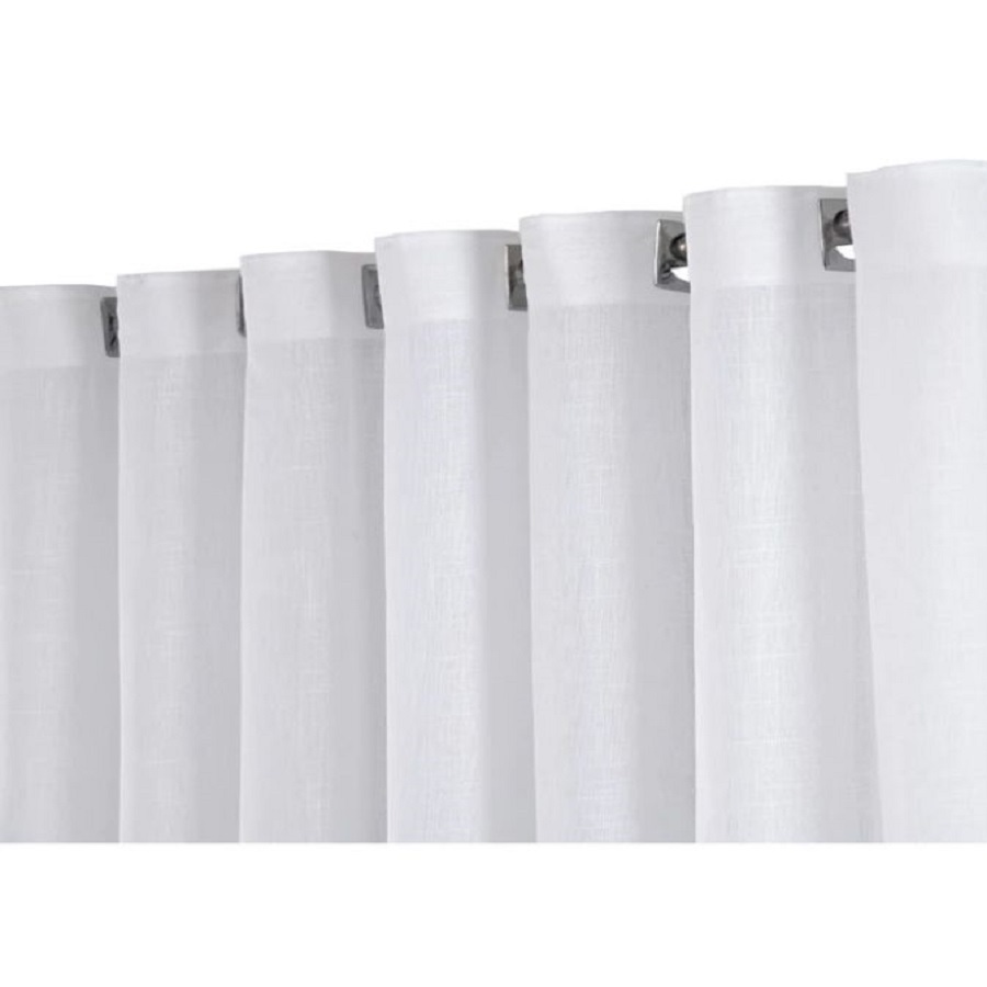 Cortina Pia Voil Linho Flame 2,80m x 0,80cm Ideal para Cozinha TODAS COM ILHOS em Oferta na Shopee