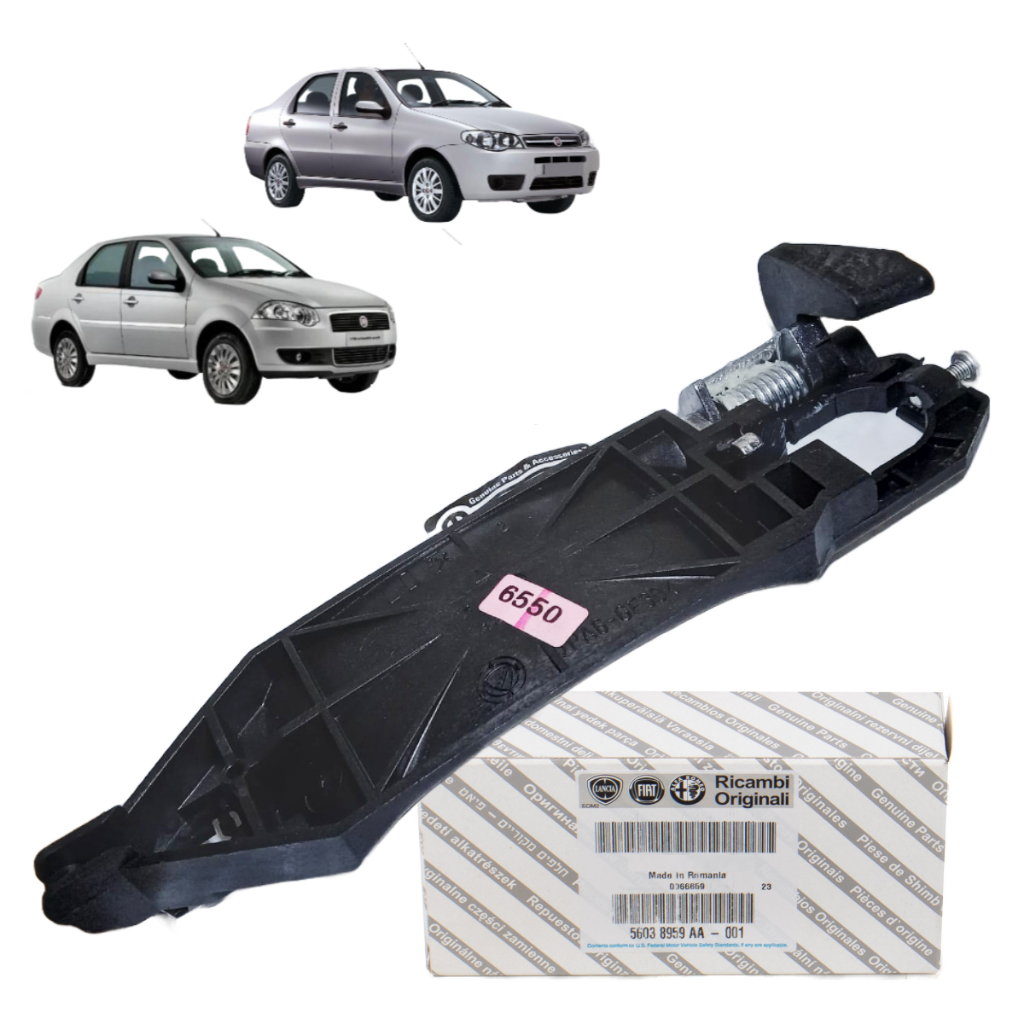Suporte Base Maçaneta Traseira Direita Fiat Siena Original em Oferta na Shopee