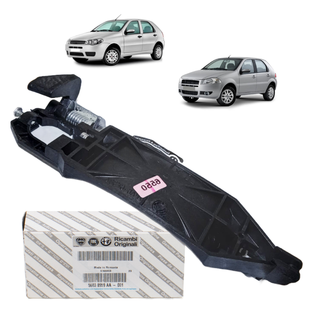 Suporte Base Maçaneta Traseira Esquerda Fiat Palio Original
