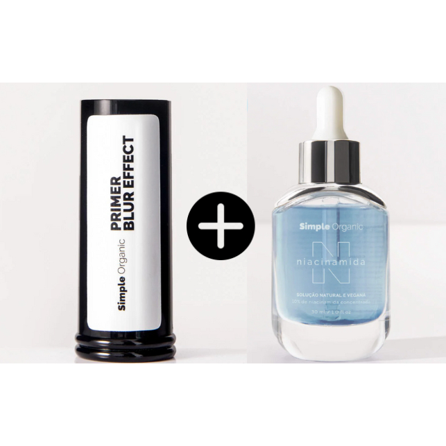Kit Niacinamida + Primer Blur Effect - SIMPLE ORGANIC