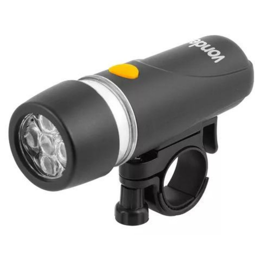 Lanterna Dianteira P/ Bike Bicicleta Vonder Preto Farol Led em Oferta na Shopee