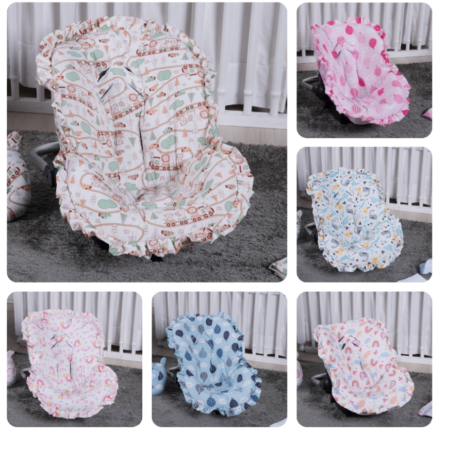 Capa Para Bebê Conforto 100% Algodão Super Macia Universal