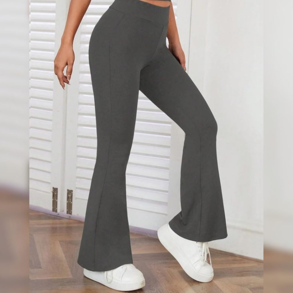 kit 2 Calça Bailarina Feminina Calça Legging Feminina Legging Flare Legging Preta cintura alta