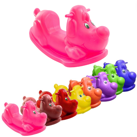 Gangorra Cachorrinho Segura - Gangorra Balanço Em Formato De Cachorro - Cores Brilhantes - Promoção