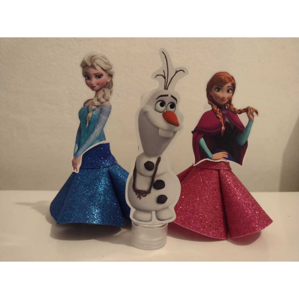 Kit 15 Tubetes Da Frozen 1 - 5 Anas - 5 Elsas - 5 Olaf