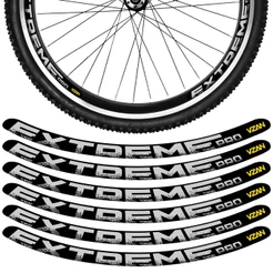 Kit 12 Adesivos Roda Bike Extreme Pro Vzan Freio Vbrake Bicicleta Ciclismo Aro 24 26 29