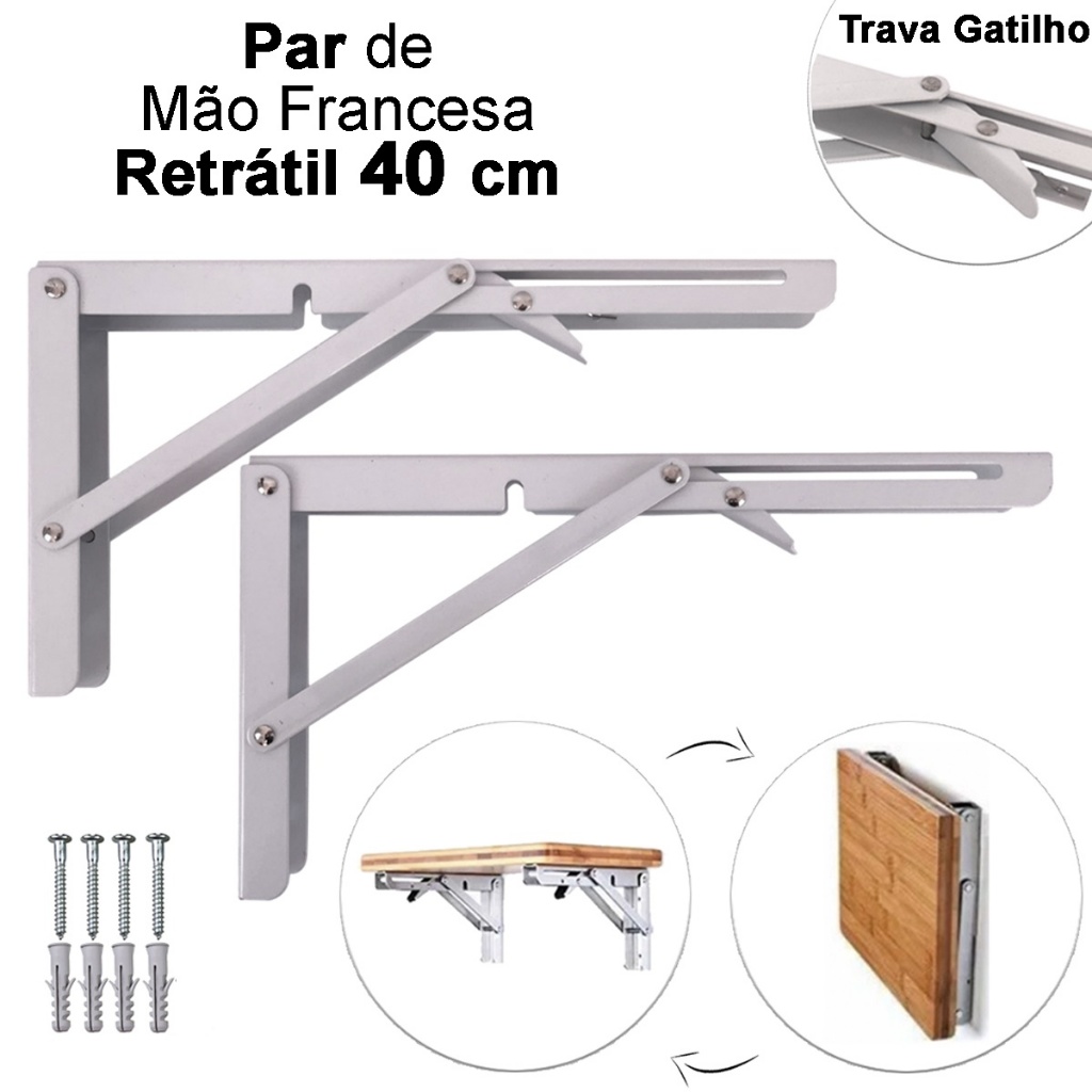Mão Francesa Reforçada 40cm: Onde Comprar | BuscaProdutos