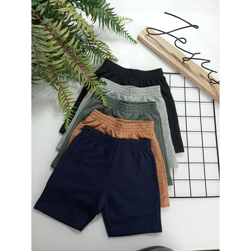 Kit 4 Bermuda Infantil Menino de Moletinho Penteado Sortido 1/2/3/4/6/8/10