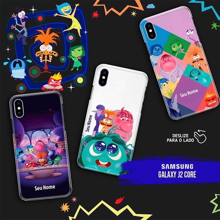 Capa Capinha  - Galaxy J2 Core - Coleção Divertidamente
