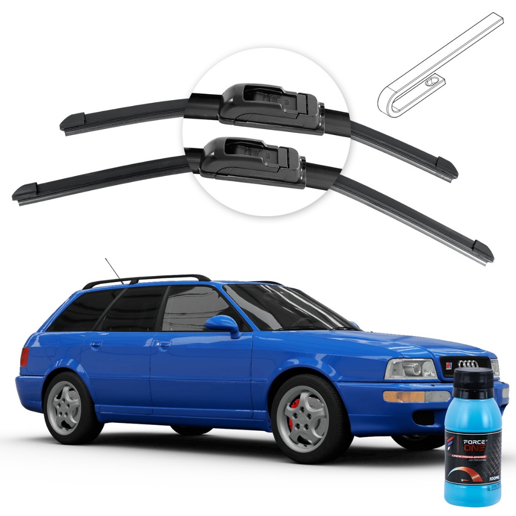 Palheta Limpador de Parabrisa Audi RS2 Avant ano 94 a 96 Universal