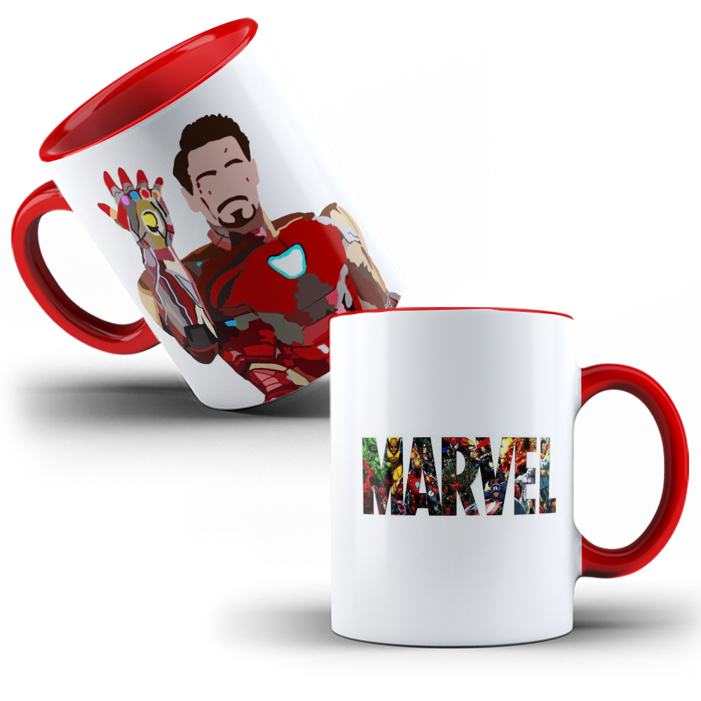 Caneca de Porcelana Homem de Ferro Marvel em Oferta na Shopee