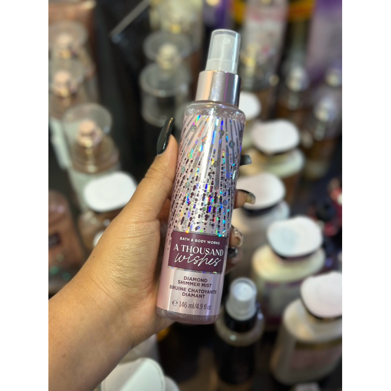 Body Splash A Thousand Wishes shimmer -  Bath and Body Works