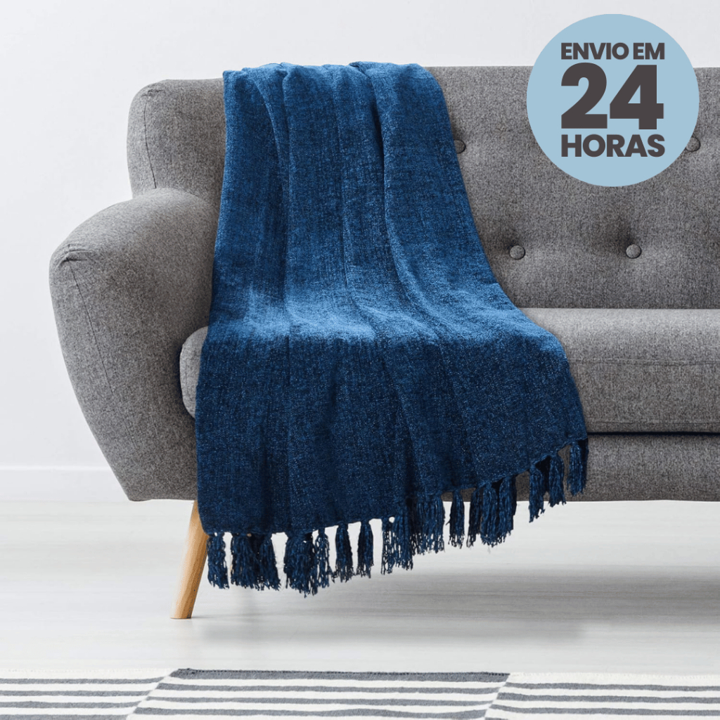 Kit 02 Mantas para Sofá Decorativo 2,10 x 1,20 Direto da Fábrica Melhor Preço