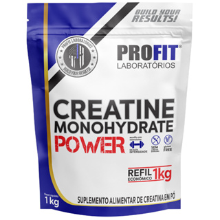 Creatina Monohidratada Power Refil 1kg Profit Laboratórios em Oferta na Shopee