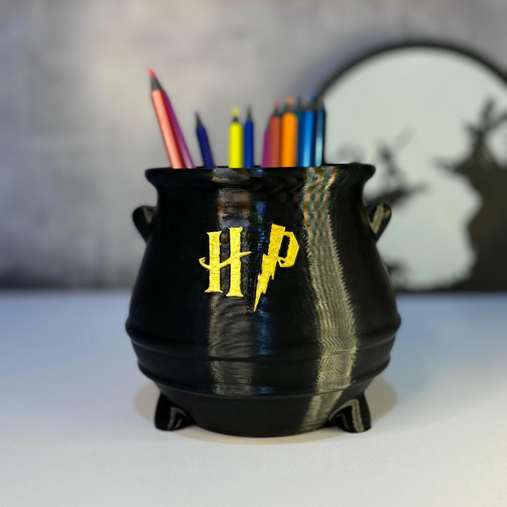 PORTA CANETAS CALDEIRÃO HARRY POTTER em Oferta na Shopee