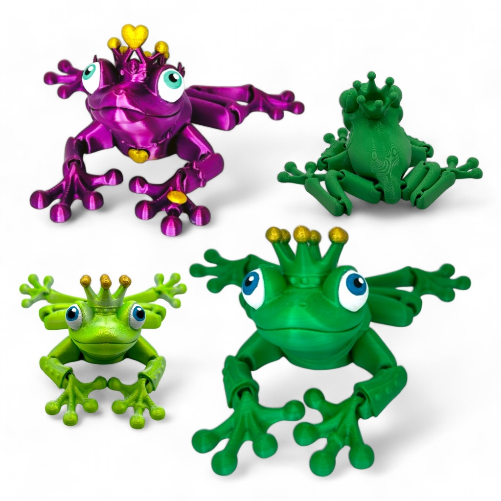 Sapo Príncipe Sapo Princesa Articulados Brinquedo Fidget Toy Sensorial Presente Animado em Oferta na Shopee