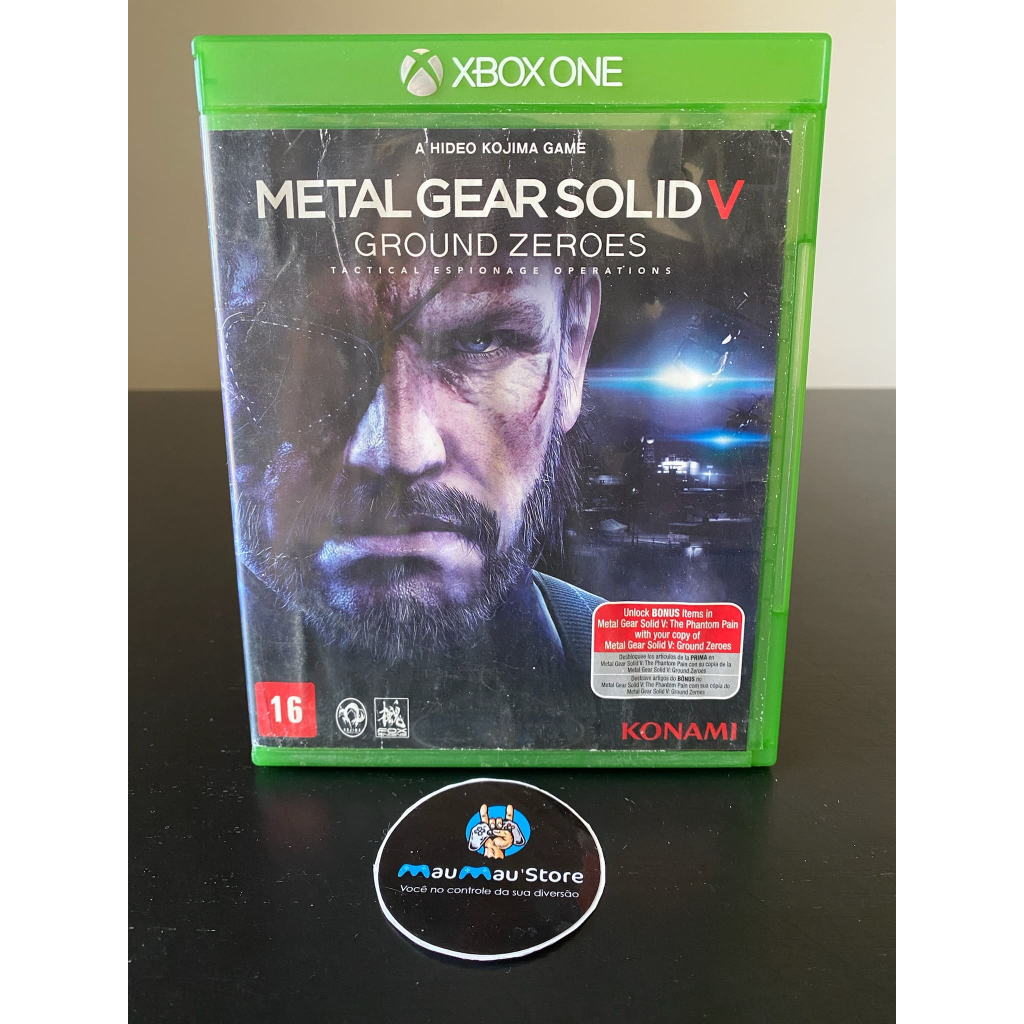 Metal Gear Solid V Ground Zeroes Xbox One - Original Usado Jogos de Ação Jogos de Xbox Series