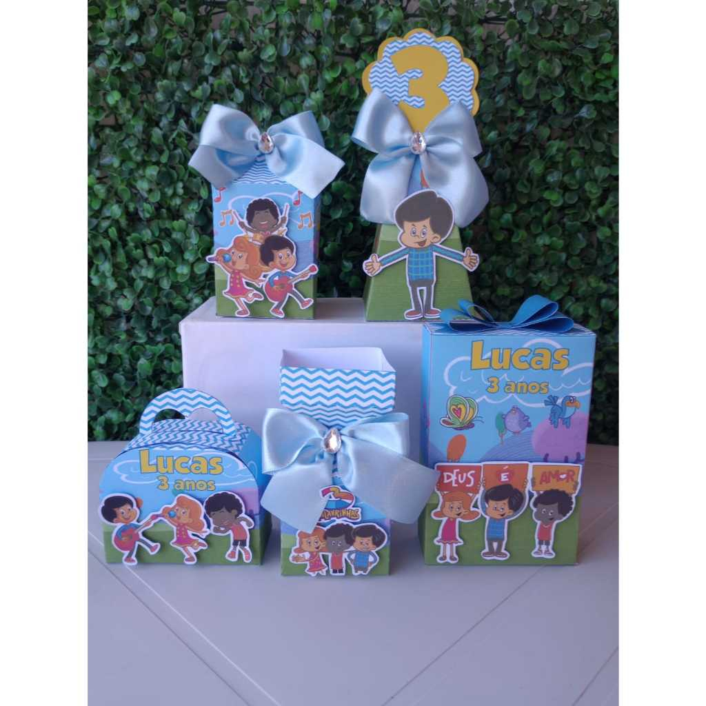 Kit Festa 3 Palavrinhas | Personalizados | Lembrancinhas | Festa infantil | Aniversário