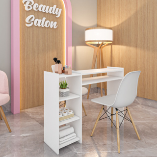 Mesa De Manicure Profissional Grande 110 Cm Aparador Unha Gel Pedicure Nail Designer em Oferta na Shopee