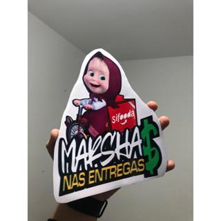 ADESIVO MARCHA NAS ENTREGAS PATA BAU DE MOTO em Oferta na Shopee