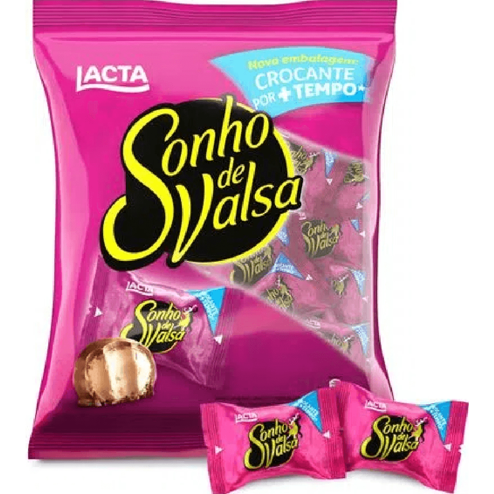 Bombom Chocolate Sonho de Valsa Pacote 1Kg - Lacta