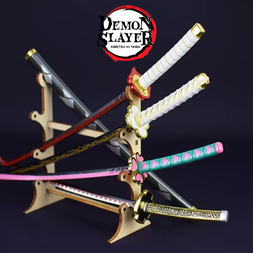 Espada Katana Nichirin Anime Demon Slayer / Kimetsu no Yaiba Para Decoração Edição de Colecionador