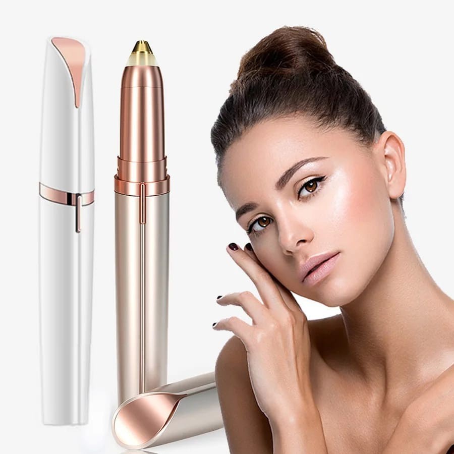 Depilador caneta Facial Indolor USB Portátil Buço Removedor Pelos em Oferta na Shopee