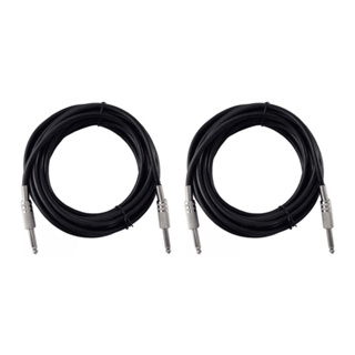 2 cabos P10 X P10 3 Metros Guitarra Violão Baixo Caixa Passiva igreja em Oferta na Shopee