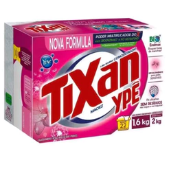 Sabão Em Pó Tixan Ypê Maciez 1,6Kg ROSA - Hipoalergênico.