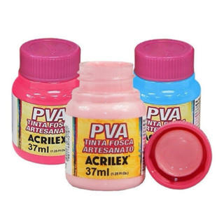 kit 5 cores tinta pva acrilex 37ml em Oferta na Shopee