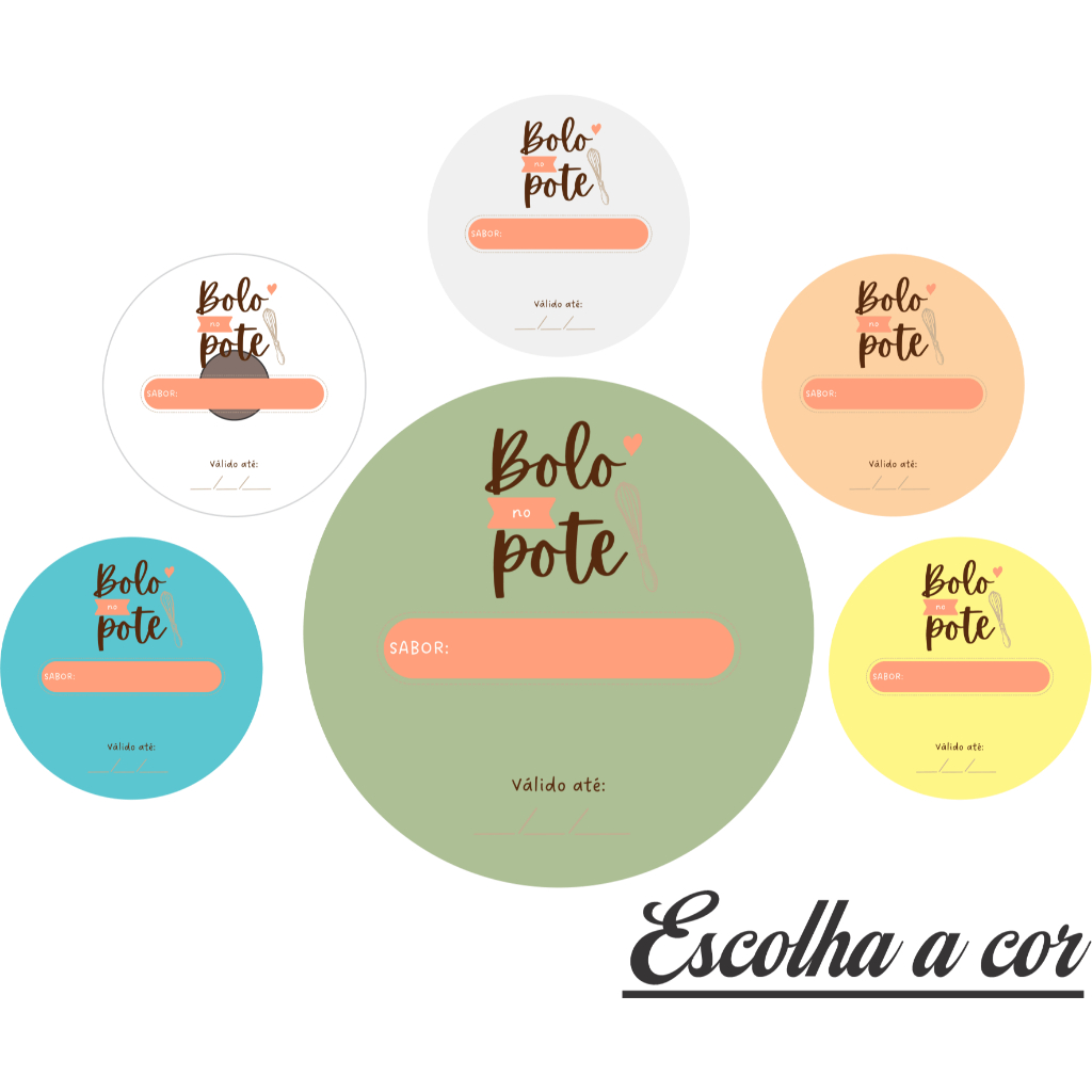 50 100 150 200 UNIDADES ADESIVO ETIQUETA TAG REDONDO 3,5 CM BOLO NO DE POTE 3 CLIENTE MODELO 5 A PROVA DE AGUA  AUTO ADESIVA UNIDADES PARA EMBAGENS CAIXAS SAQUINHO PAPEL TERMICO POTES E POTES DE GELADEIRA