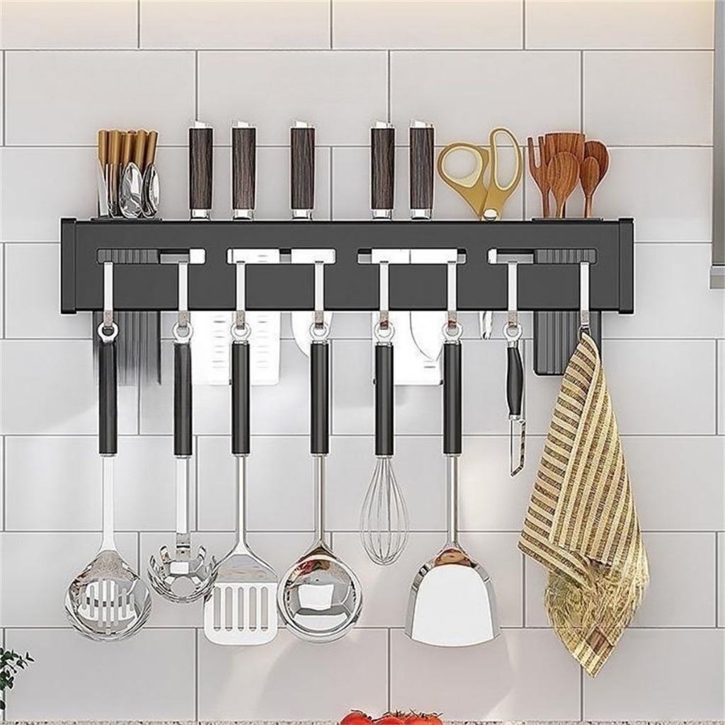 Suporte Para Armazenamento De Facas Ganchos Talheres Utensílios De Cozinha De Ferro