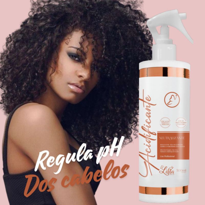 Acidificante Profissional para cabelos Super danificados porosos Salva Cabelo/ Regulador de PH em Oferta na Shopee