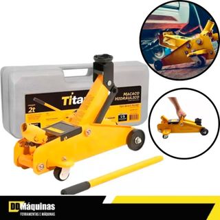 Macaco Hidráulico Tipo Jacaré 2 Toneladas com Maleta - Titanium em Oferta na Shopee
