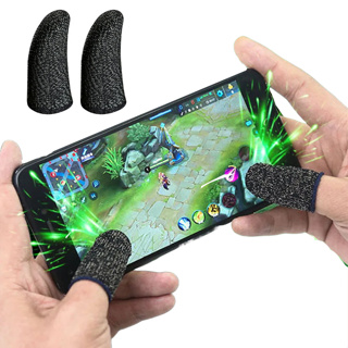 Luva de Dedo Gamer Profissional Cor Preto PUBG FREE FIRE Anti-Suor Para Celular Jogos FPS COD Mobile em Oferta na Shopee