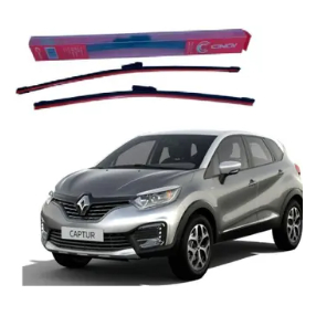 Par Palheta Limpador Parabrisa Renault Captur 2016 2017 2018 2019 2020 Original Silicone Cinoy