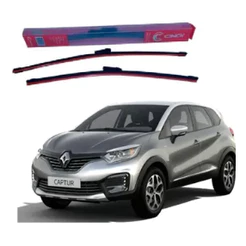 Par Palheta Limpador Parabrisa Renault Captur 2016 2017 2018 2019 2020 Original Silicone Cinoy