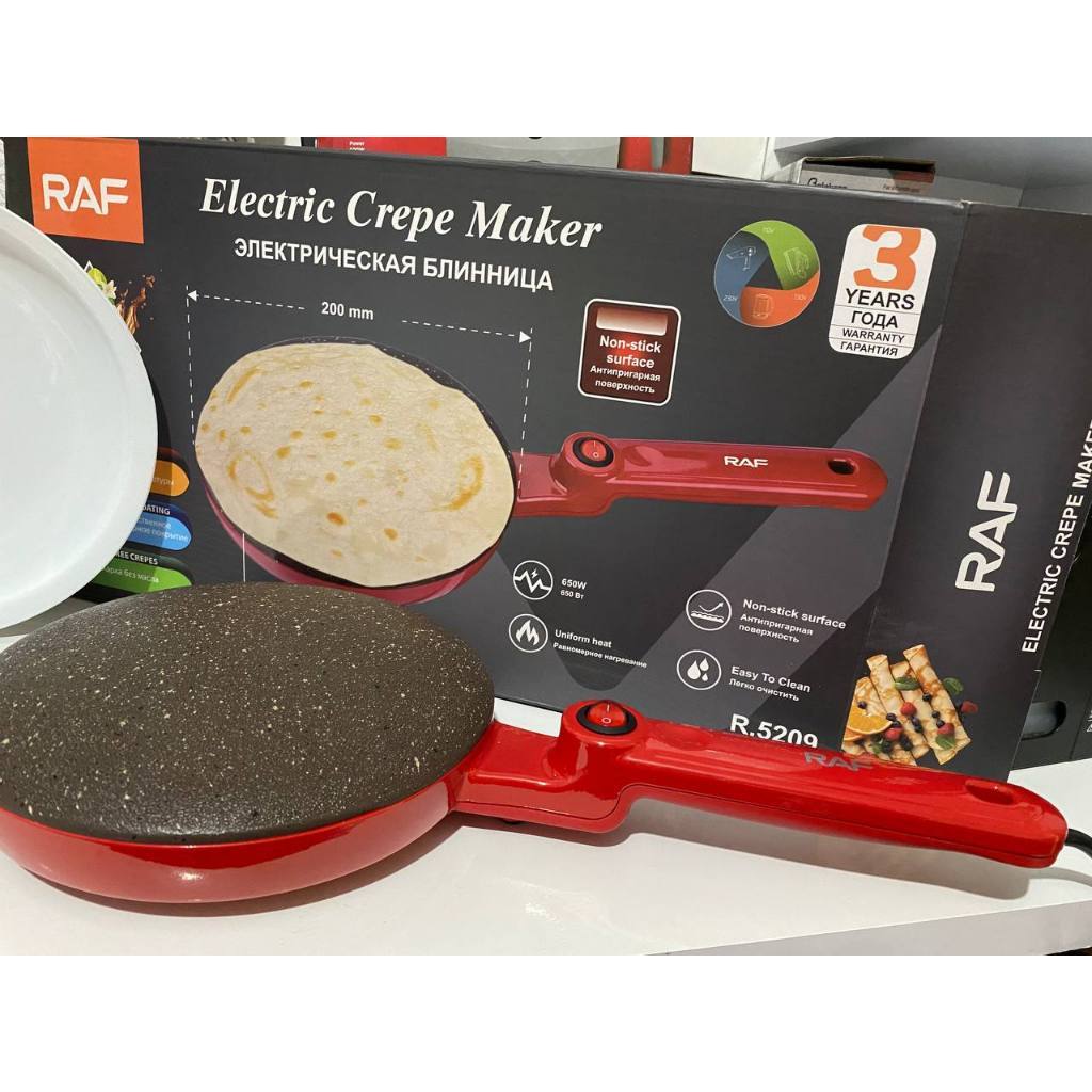 Panquequeira Elétrica 220v Vermelha Tapioqueira Crepioca Omeleteira Envio Imediato