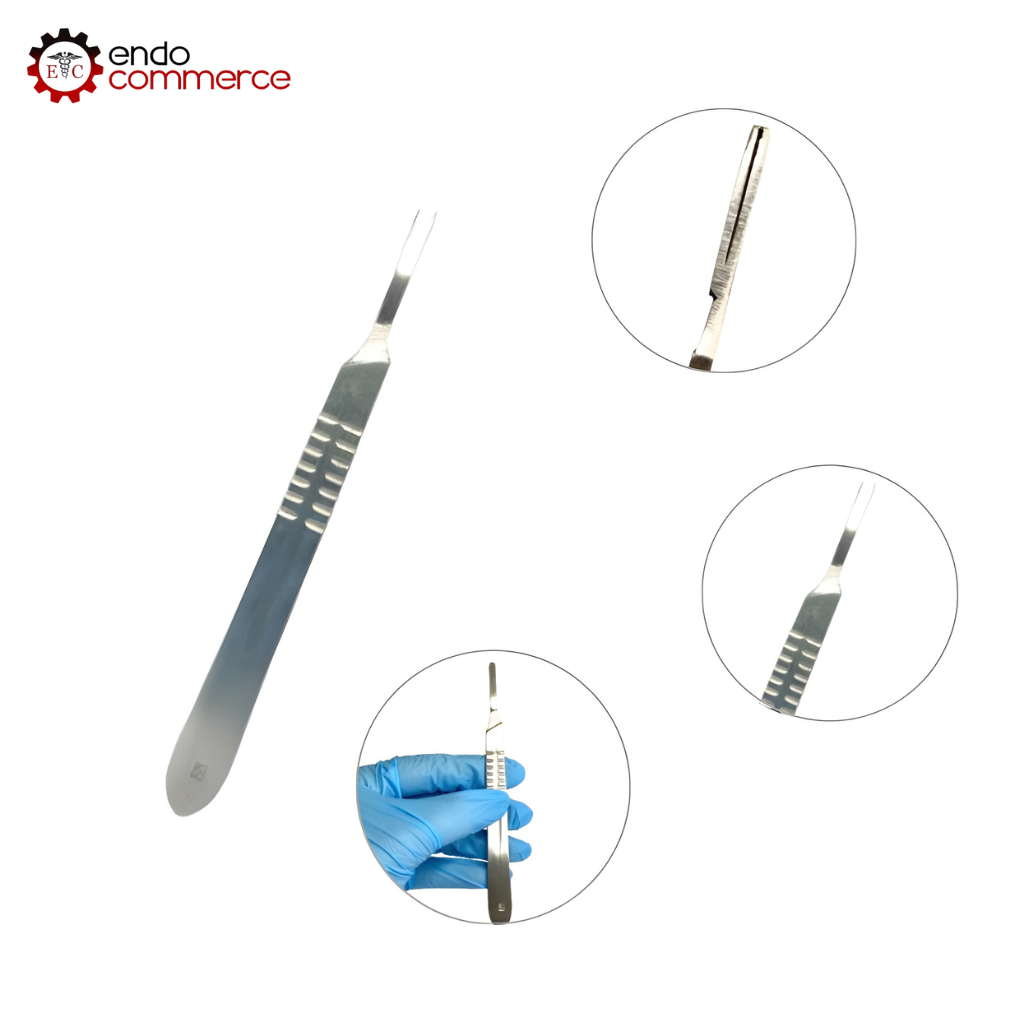 Cabo para Bisturi Nº 4 Aço Inox Compatível com Lâmina 18 a 36 Cirúrgico Hospitalar Médico em Oferta na Shopee