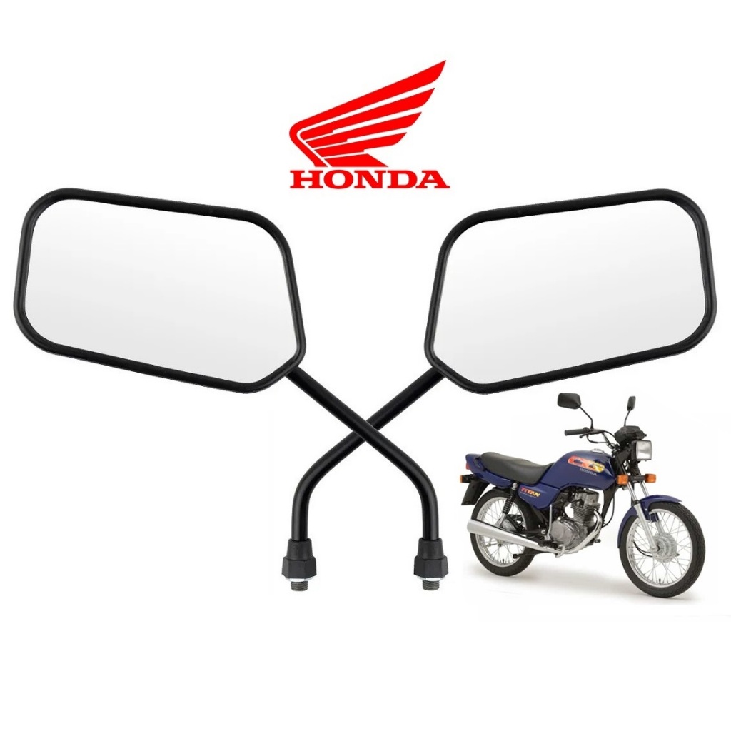 Retrovisor Renascença P/ Cg 150 / Titan 125 99 (par)