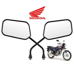 Retrovisor Renascença P/ Cg 150 / Titan 125 99 (par)