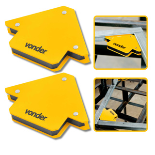 Esquadro Magnético 10kg Com Imã Solda Para Serralheiro Ângulo 45° 90° 135° Vonder em Oferta na Shopee