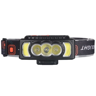 Lanterna Holofote Cabeça 5 LED Super Brilhante À Prova D 'Água USB Recarregável em Oferta na Shopee