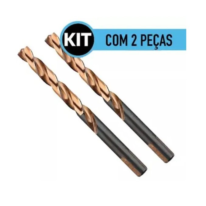 KIT 2 Broca Para Metal 6mm | 93MM Alta Qualidade Resistente