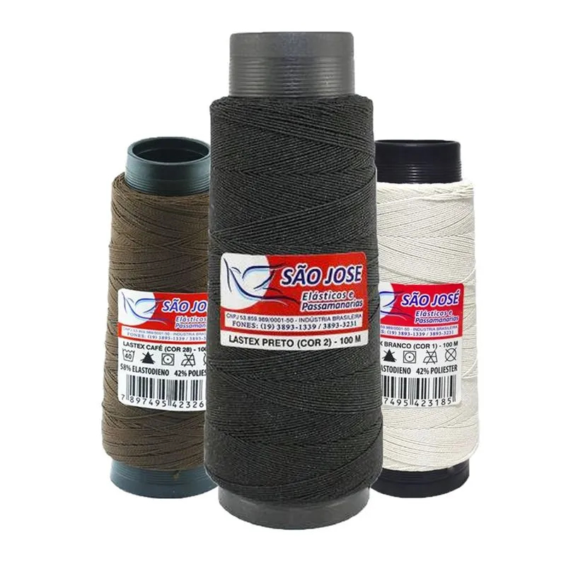 Fio Elástico Lastex para Alongamento Mega Hair 100m em Oferta na Shopee