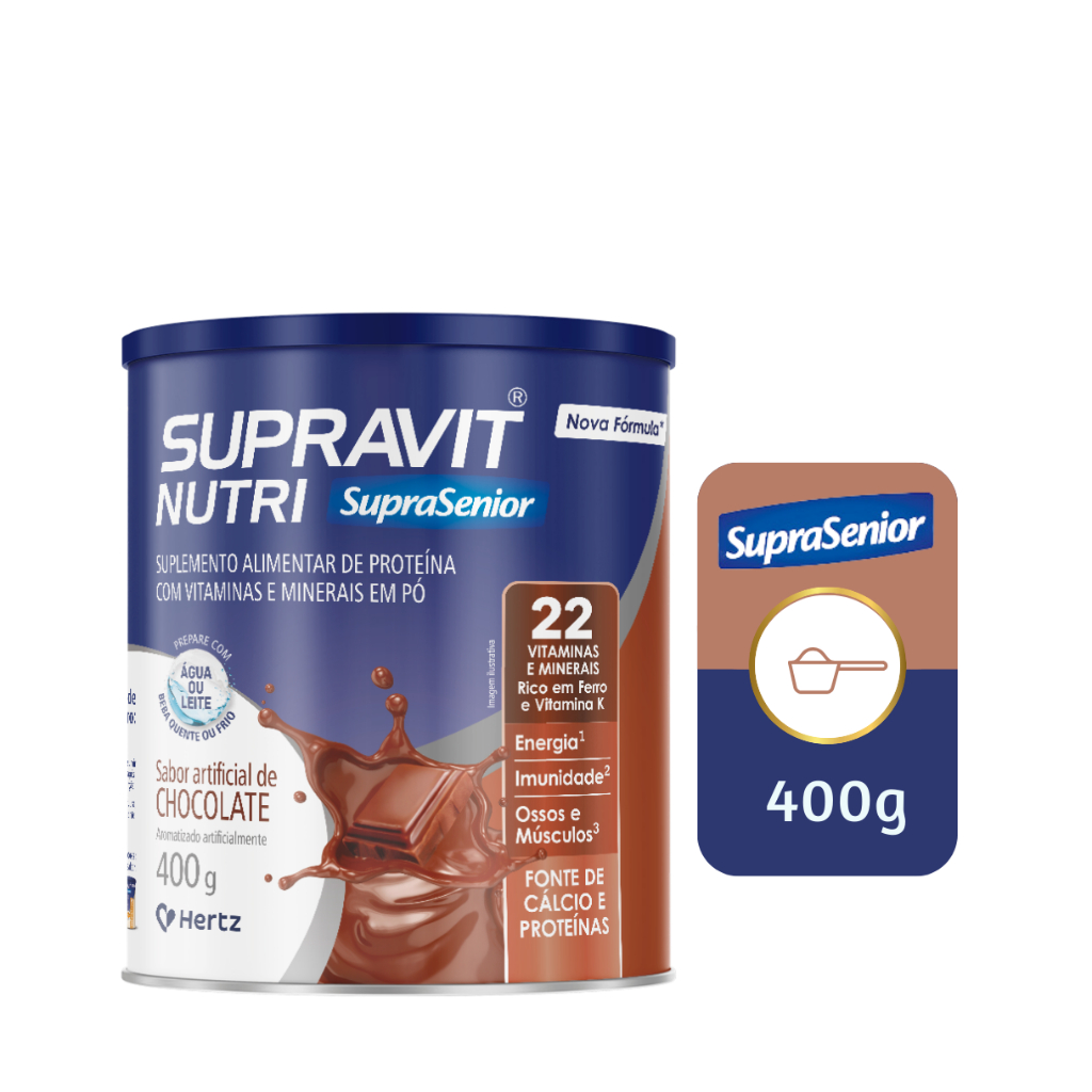 Supravit Nutri Chocolate Lata 400g Kley Hertz