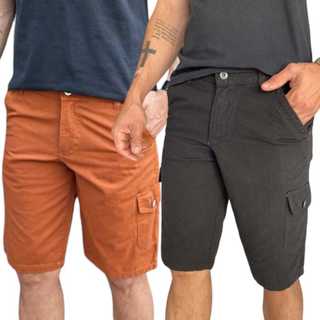 Bermuda Masculina Cargo 6 Bolsos Short Cargo Masculino
